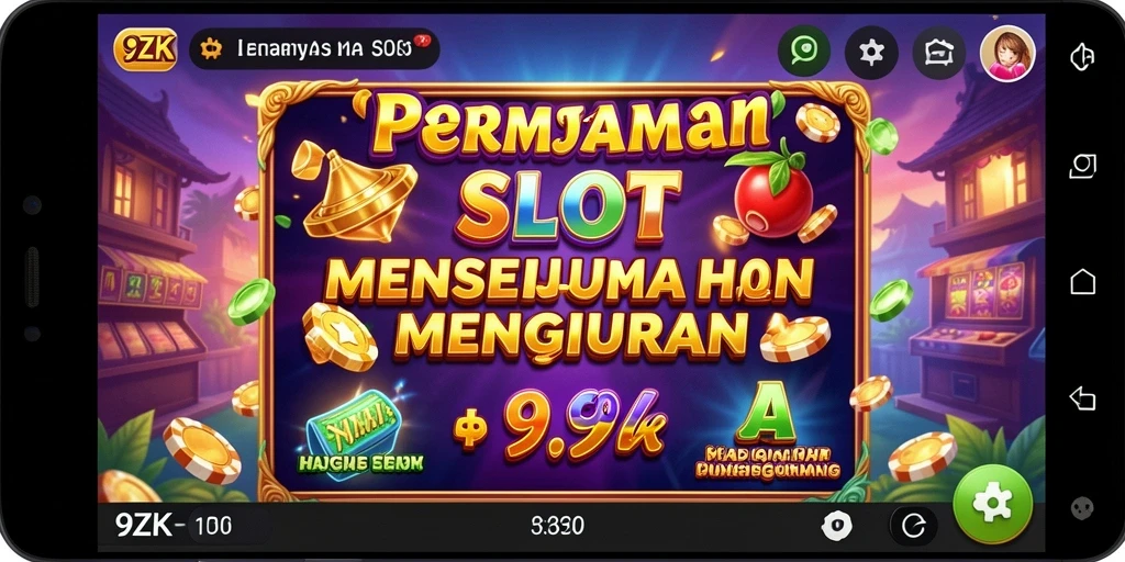Tampilan menarik dari gameplay Slot 9ZK dengan banyak fitur.