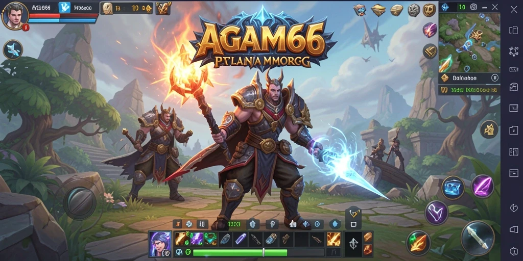 Tampilan menakjubkan dari gameplay AGAM66 yang penuh aksi dan petualangan.