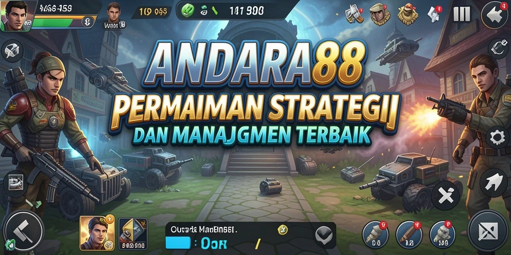 Screenshot gameplay ANDARA88 yang menampilkan aksi SLG yang dinamis.