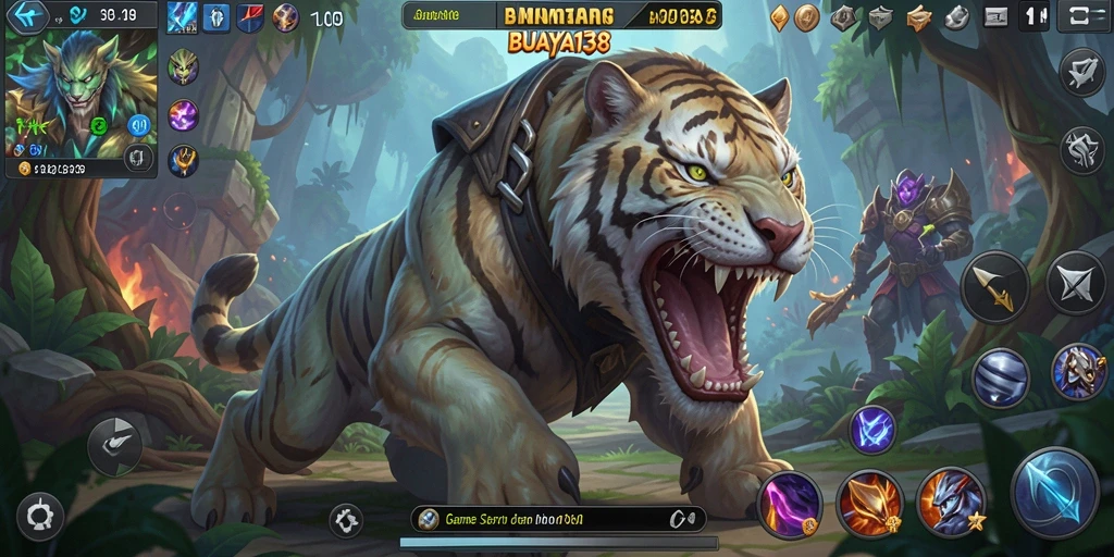 Gameplay seru dalam pertempuran tim di BUAYA138.