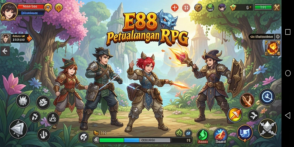 Tampilan gameplay E88 yang seru dan penuh aksi.
