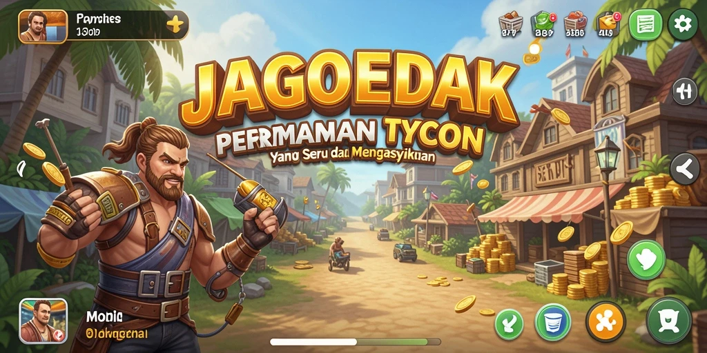 Tampilan gameplay JAGOLEDAK yang menarik dan dinamis.