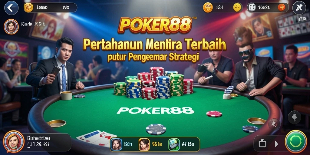 Screenshot gameplay POKER88 yang menunjukkan menara dan musuh.