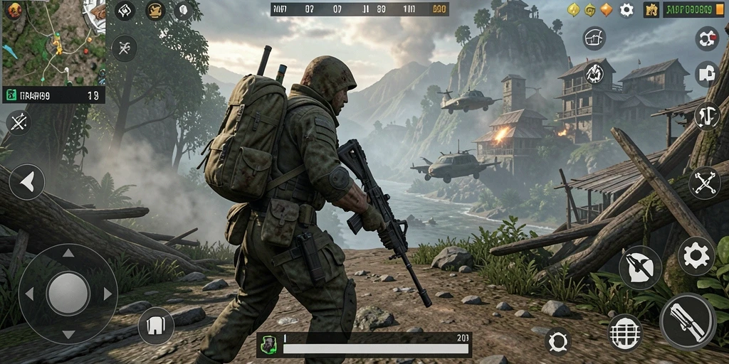 Gameplay menakjubkan di dunia terbuka dengan berbagai aktivitas.