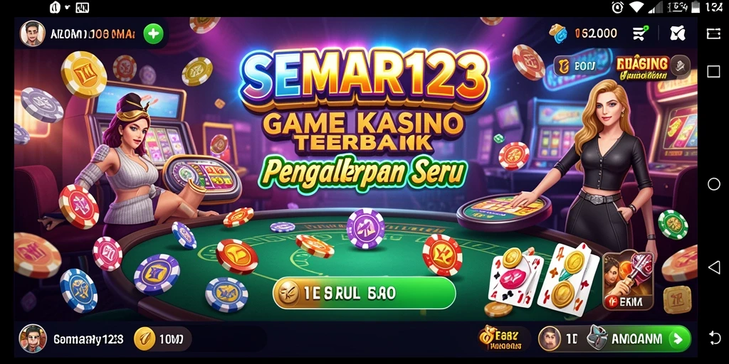 Tampilan gameplay menarik dari SEMAR123 dengan berbagai pilihan permainan Kasino.